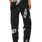 Chic Logo-Print Cotton Sweatpants