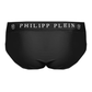 Sleek Nylon Swim Briefs with Iconic Logo Detail
