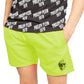 Fluo Yellow Nylon Men's Medium Boxer Swimwear