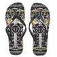 Multicolor Graphic Print Women's Flip Flops