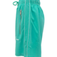 Chic Green Bermuda Shorts with Side Stripes