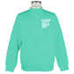 Chic Green Logo Crewneck Sweatshirt