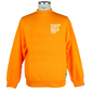 Chic Orange Logo Crewneck Sweatshirt