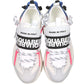 Chic White Lace-Up Leather Sneakers