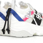 Chic White Lace-Up Leather Sneakers