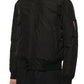 Sleek Nylon Feather-Padded Jacket