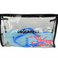 Sleek Blue Flip Flops with Transparent Shopper