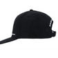 Embroidered Wool Silk Black Cap