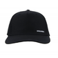 Embroidered Wool Silk Black Cap