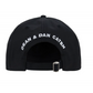 Embroidered Wool Silk Black Cap