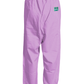 Chic Purple Cotton Sweatpants with Logo