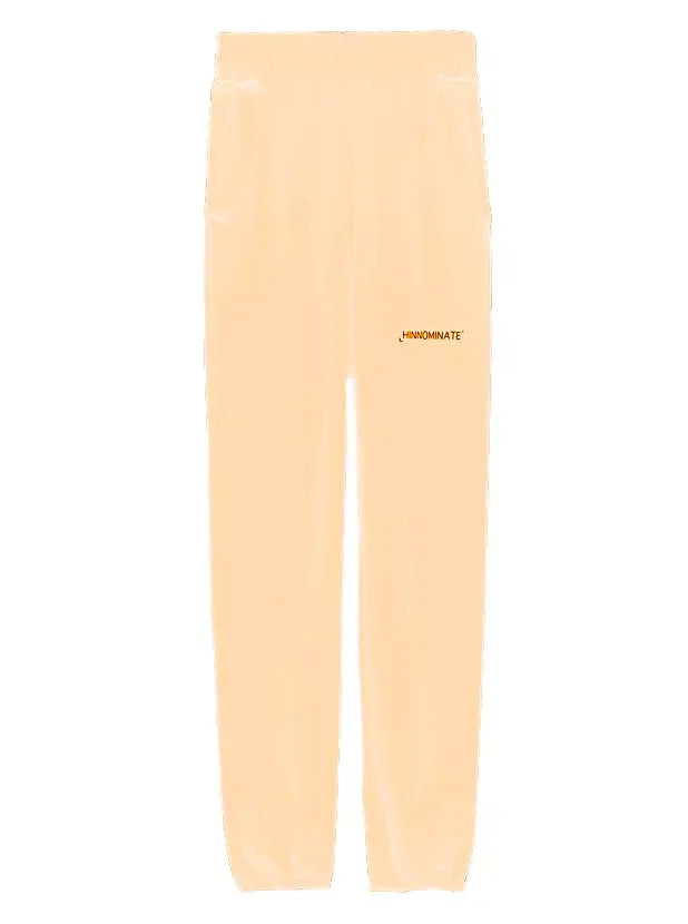 Chic Pink Cotton Sweatpants with Side Openings