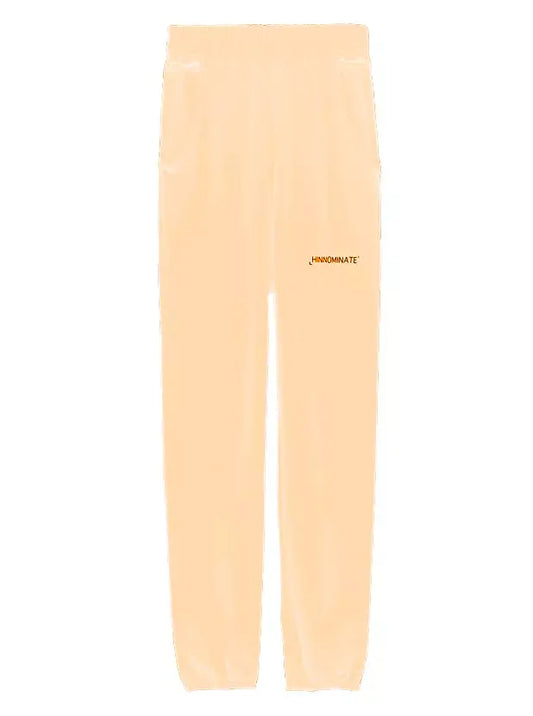 Chic Pink Cotton Sweatpants with Side Openings