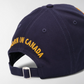 Iconic Embroidered Cotton Cap in Blue