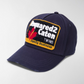 Iconic Embroidered Cotton Cap in Blue