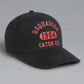 Sleek Black Cotton Logo Cap