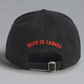 Sleek Black Cotton Logo Cap