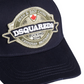 Chic Blue Cotton Cap with Front Logo