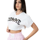 Chic Stretch Cotton Logo Shorts