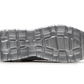 Elegant Leather Sneakers with Silver Sole