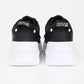 Chic Contrast Net Design Leather Sneakers