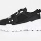 Chic Contrast Net Design Leather Sneakers