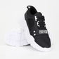 Chic Contrast Net Design Leather Sneakers