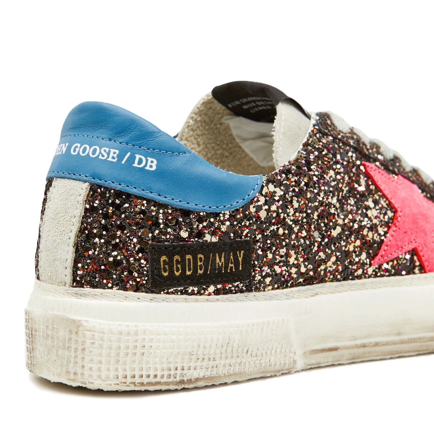 Multicolor Calfskin Glitter Sneakers