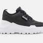Sleek Black Low Top Women's Trainers