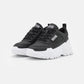 Sleek Black Low Top Women's Trainers
