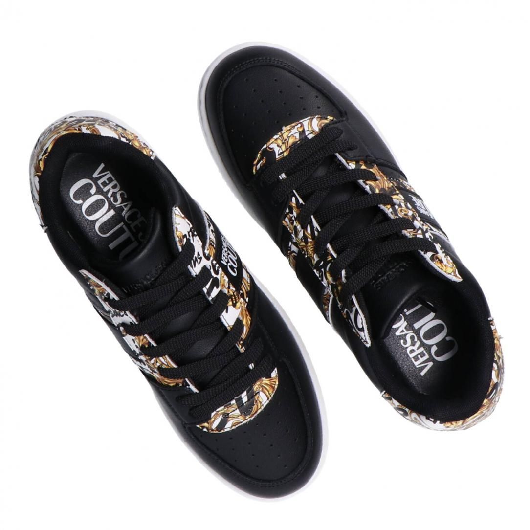 Baroque Print Leather Citywear Sneakers