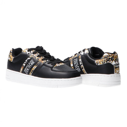 Baroque Print Leather Citywear Sneakers