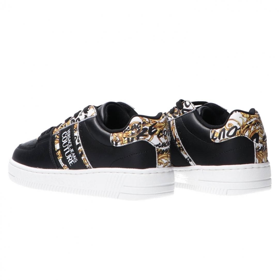 Baroque Print Leather Citywear Sneakers