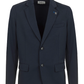 Elegant Cotton Blend Two-Button Jacket