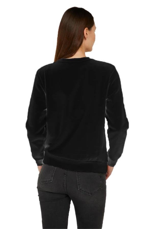 Chic Cotton Crewneck Sweatshirt with Logo