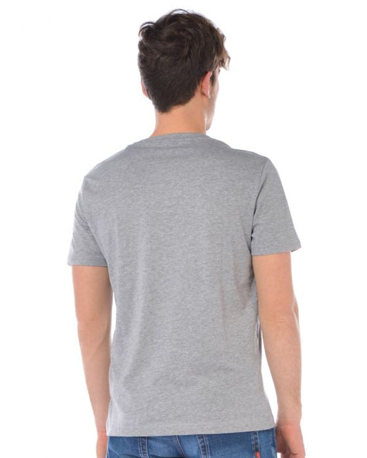 Essential Grey Melange Cotton Tee