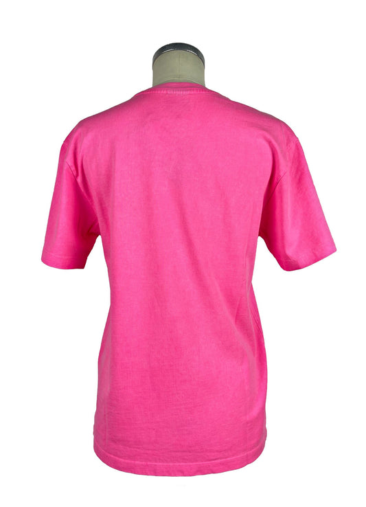 Vivid Fuchsia Cotton Graphic Tee