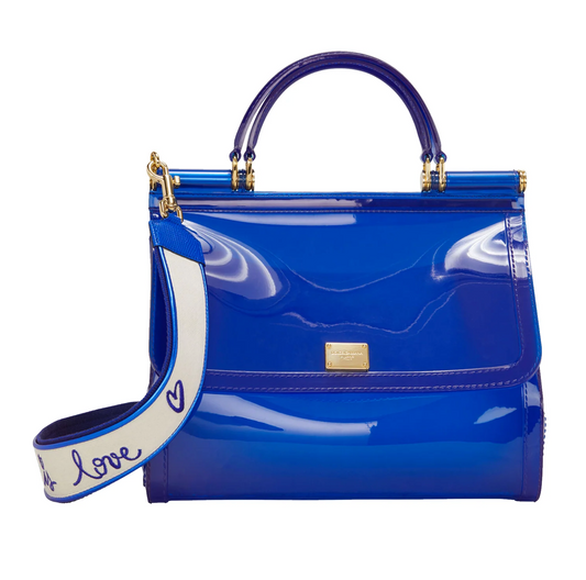 Elegant Blue Sicily Crossbody Bag