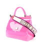 Chic Pink Sicily Shoulder Crossbody Bag
