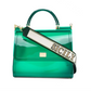 Elegant Sicilian Green Crossbody Bag