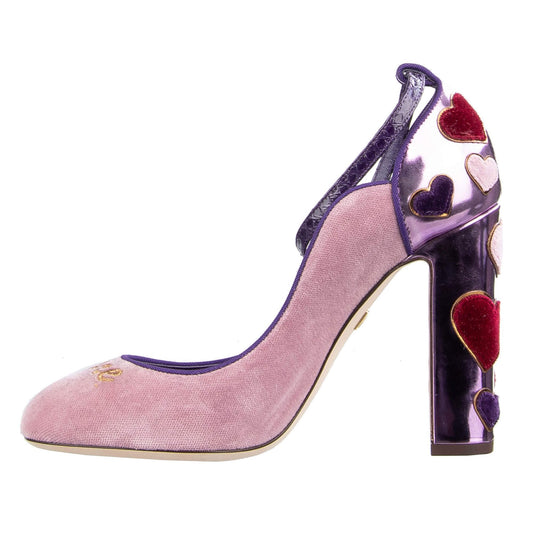 Elegant Velvet Overlay Calfskin Pumps