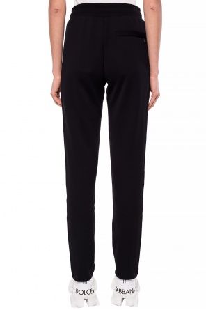 Elegant Black Zippered Sweatpants