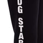 Elegant Black Zippered Sweatpants