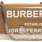 Elegant Beige Lambskin Leather Shoulder Bag