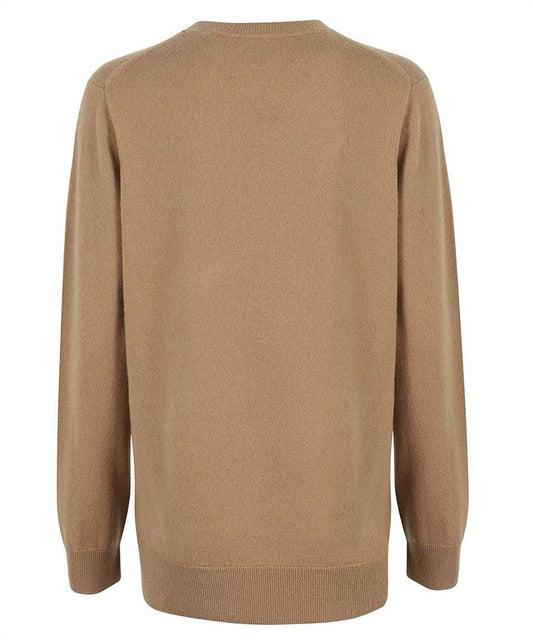 Luxurious Cashmere Crew Neck Pullover - Brown