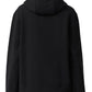Graphic Logo Black Sweatshirt with Elastic Cuffs