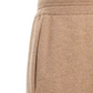 Elegant Camel Monogram Cashmere Sport Pants