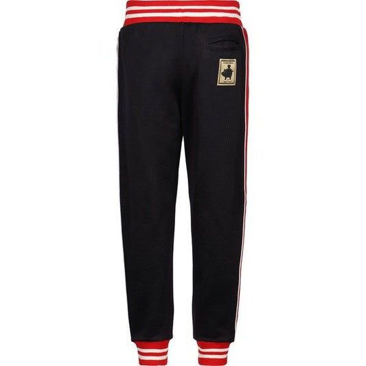 Elegant Cotton Sweatpants with Unique Print