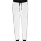 Elegant White Cotton Trousers with Crown Motif
