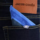 Elegant Dark Blue Denim Sophistication